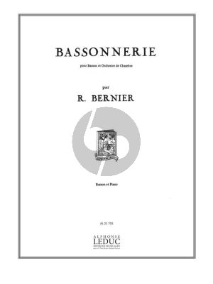 Bernier Bassonnerie pour Basson et Piano