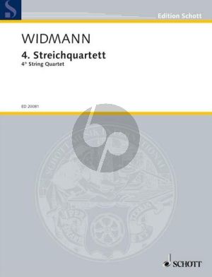 Widmann String Quartet No. 4 (2003) (Score/Parts)