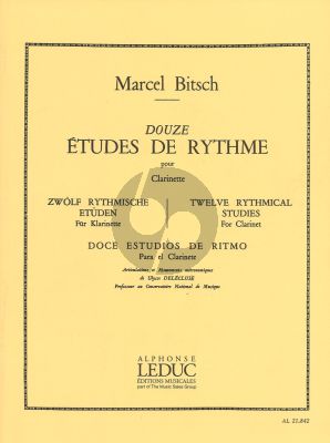 Bitsch 12 Etudes de Rythme Clarinette