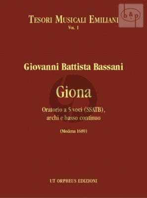 Giona (Oratorio) SSATB-Strings-Bc Score