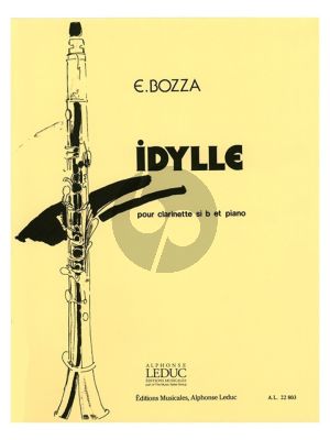 Bozza Idylle por Clarinette et Piano