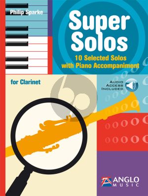 Sparke Super Solos for Clarinet and Piano Bk-Cd (Book with Audio online)
