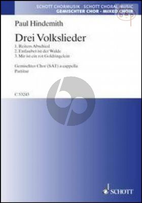 3 Volkslieder (SAT)