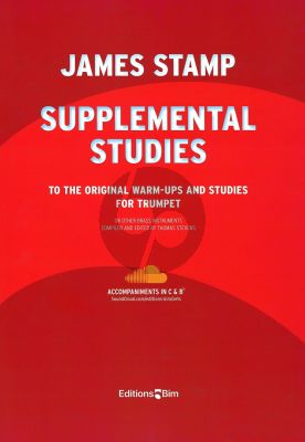 Stamp Supplemental Studies for Trumpet Book with Audio Online (to the Original Warm-Up and Studies) (accomp. in Bb and C) (easy-interm.)