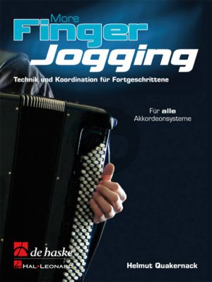 Quakernack More Finger Jogging With Study No.31-60 for Accordion (Intermediate-Advanced Level)