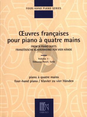 Album Oeuvres Francaises Vol.2 French Piano Duets (Saint-Saens-Ravel-Satie)