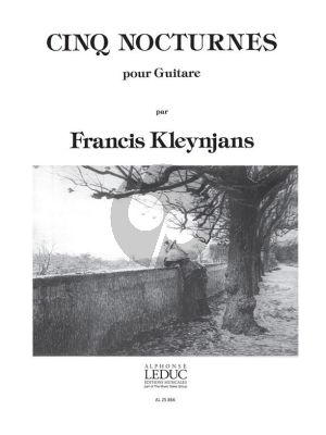 Kleynjans 5 Nocturnes pour Guitare