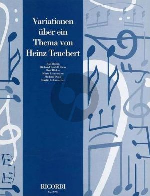 Variationen uber ein Thema von Heinz Teuchert Gitarre (adv.level)