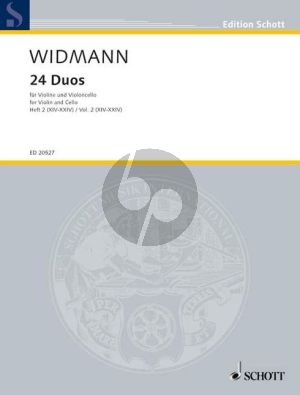 Widmann 24 Duos Vol. 2 No.14 - 24 Violin and Violoncello (Playing Score)