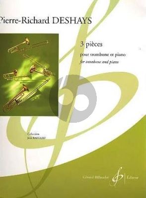 Deshays 3 Pieces Trombone et Piano (easy level) (grade 1)