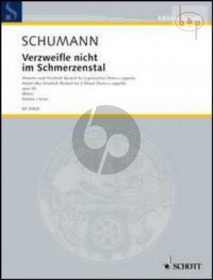 Verzweifle nicht im Schmerzenstal Op.93 (Motette nach Ruckert) (SATB-SATB)