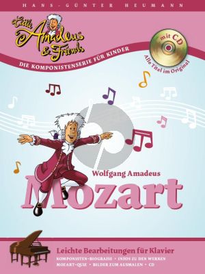 Little Amadeus & Friends - Wolfgang Amadeus Mozart (Bk-Cd) (easy level) (compiled and edited by H.G.Heumann)