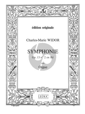 Widor Symphonie No.2 Op.13 in D-Major for Organ