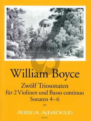 Boyce 12 Triosonaten Vol.2 No.4 - 6 2 Violinen und Bc (Part./Stimmen) (Harry Joelson)