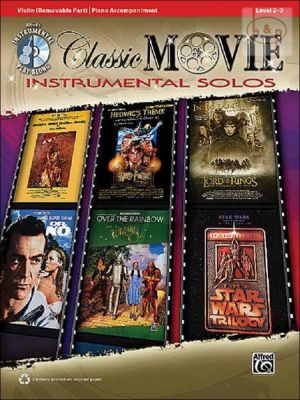 Classic Movie Instrumental Solos (Violin-PIano) (Bk-Cd)