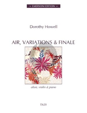 Howell Air, Variations & Finale for Oboe, Violin and Piano (Grade 8)