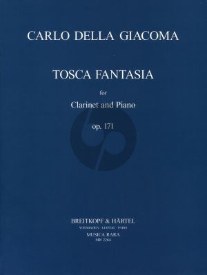 Giacoma Tosca Fantasia Op.171 for Clarinet and Piano