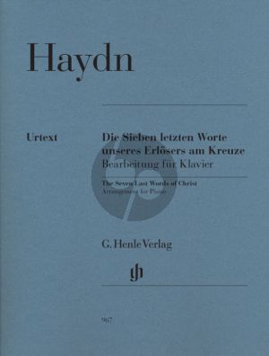 Haydn Die Sieben letzten Worte unseres Erlosers am Kreuze Hob.XX:1C (edited by Ullrich Schneider, fingering by Klaus Schilde) (Henle-Urtext)