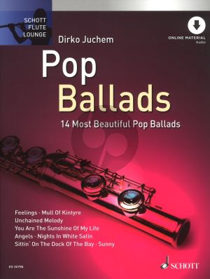 Pop Ballads (16 Most Beautiful Pop Ballads) (Flute-Piano) (Bk-Online Download) (edited by Dirko Juchem)