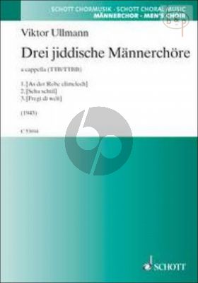 3 Jiddische Mannerchore (TTB/TTBB)