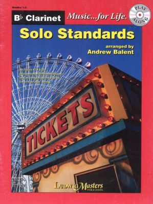 Solo Standards for Clarinet (Bk-Cd) (arr. Andrew Balent) (level 1 - 2)