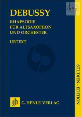 Rhapsodie for Alto Saxophone and Orchestra Study Score