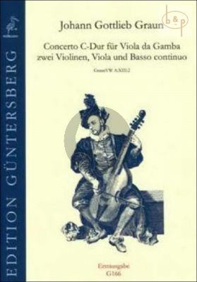 Concerto C-major (VW A:XIII:2) (Viola da Gamba- 2 Violins-Viola-Bc) (Score/Parts)