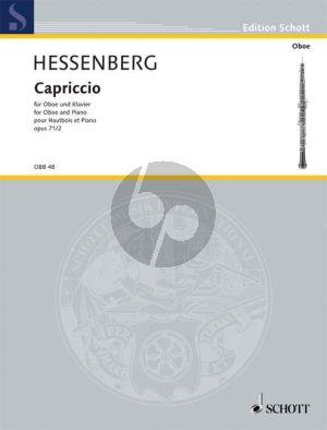 Hessenberg Capriccio Op.71 No.2 Oboe und Klavier