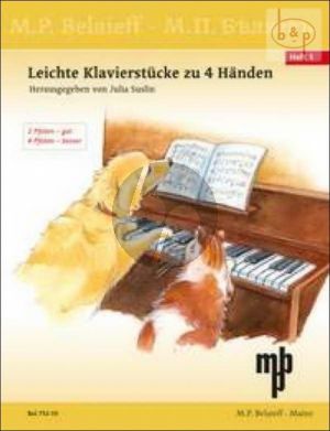 Leichte Klavierstucke zu 4 Handen Vol.1