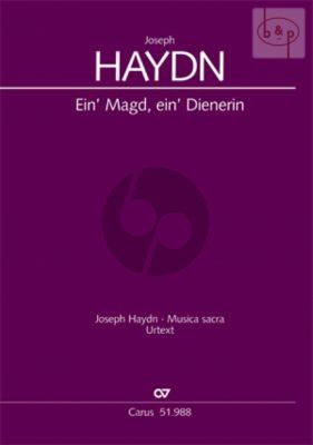 Ein Magd ein Dienerin (Aria pro adventu) A-major Hob.XXIIId:1 (Sopr.- 2 Hrns- 2 Vi.-Va.- Vc.)