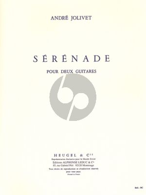 Serenade pour 2 Guitares