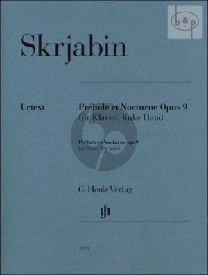 Prelude et Nocturne Op.9 (Left Hand)