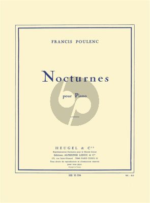 Poulenc 8 Nocturnes Piano