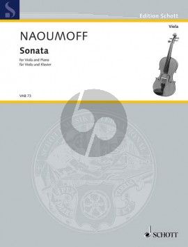 Naoumoff Sonata for Viola and Piano (2001 / 2009) (advanced level)