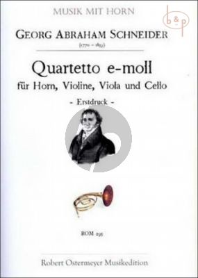 Quartet e-minor (Horn-Vi.-Va.-Vc.)