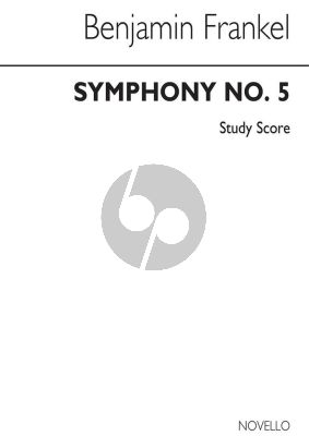 Frankel Symphony No. 5 Op.46 Orchestra Study Score (1967)