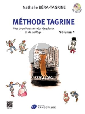 Bera Tagrine Methode Tagrine Vol.1 Book with Cd (Mes premieres annees de piano et solfege)