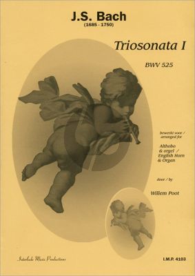 Bach Triosonate BWV 525 E-flat major for Cor Anglais and Organ[manualiter] (Score/Parts)