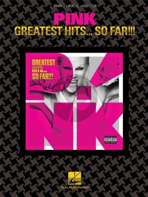 Pink The Greatest Hits...so Far! for Piano-Vocal-Guitar