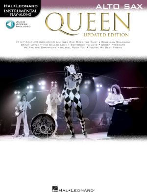 Queen for Alto Saxophone Book with Audio online (Hal Leonard Instrumental Play-Along)