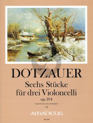 Dotzauer 3 Stucke Opus 104 3 Violoncellos (Score/Parts) (edited by Yvonne Morgan)