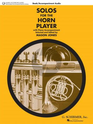 Album Solos for the Horn Player for Horn and Piano - Book with Audio Online (selected and edited by Mason Jones)