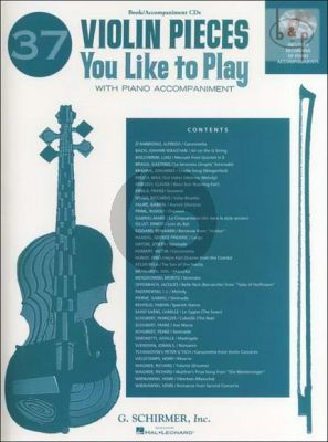 37 Violin Pieces You Like to Play (Violin-Piano)