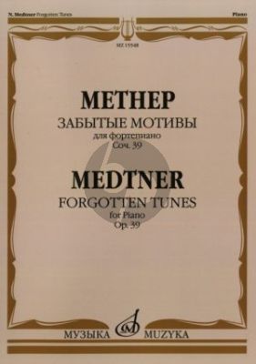 Medtner Forgotten Tunes Cycle 2 Op.39 Piano