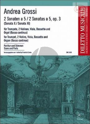 2 Sonatas Op.3 (Sonata No.10 - 11) (Trump.- 2 Vi.- Va.-Bassetto-Organ[Bc])