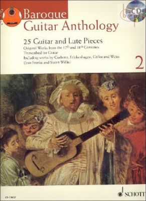 Baroque Guitar Anthology Vol.2 - 25 Original Guitar and Lute Pieces from the 17th. and 18th. Centuries Book with Audio Online