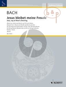 Jesus bleibet meine Freude (Jesu, Joy of Man's Desiring) (from BWV 147) (String Quartet with Double Bass opt.)