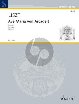 Liszt Ave Maria von Arcadelt Organ (edited by Jurgen Geiger)