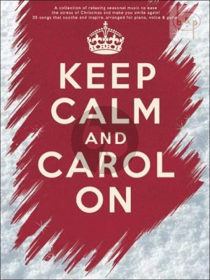 Keep Calm and Carol On Piano-Vocal-Guitar