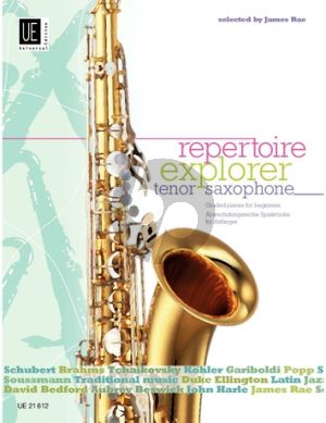 Repertoire Explorer for Tenor Saxophone and Piano (Graded Pieces for Beginners) (selected by James Rae)